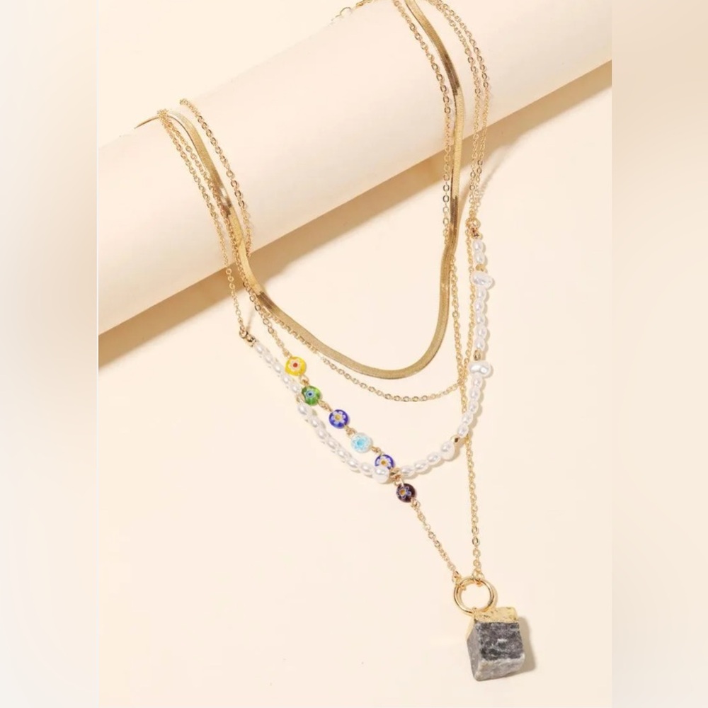 NWT Two Layered Necklaces
